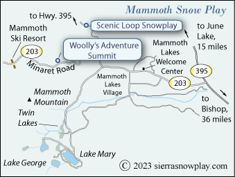 Mammoth snow play map