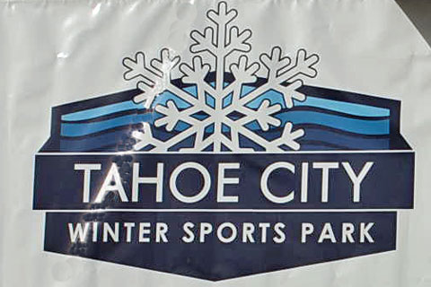 Tahoe City Winter Sports Park sign, CA