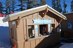 Snack Shop at Woolly's Tube Park, Mammoth Lakes, CA
